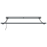 Retractable Awning Manual Blue and anthracite 350 x 250 cm 3330202
