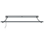 Retractable Awning Manual Grey and anthracite 350 x 250 cm 3330224