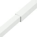 Adjustable Window Safety Bar 6 pcs White Steel 42031314