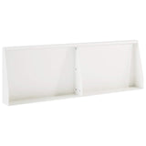 Retaining Wall 2 pcs 60 x 12 x 50 cm Steel White 8015277