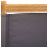Garden Chairs 2 pcs Anthracite Solid Wood Acacia and Fabric 367691