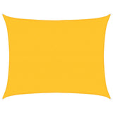 Sunshade Sail 160 g/m Rectangular Yellow 6x8 m HDPE 311580