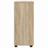 Bathroom Cabinet with Storage Sonoma Oak 60 x 35 x 80 cm 883306