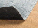 Rug HUARTE Short Pile Soft and Washable Blue 160x160 cm 375135