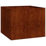 Garden Planter Rusty 100 x 100 x 80 cm 860828