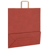 Paper Bags 250 pcs with Handles Red 45x17x48 cm 4101989
