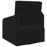 Folding Sofa Bed Black 65 x 80 x 83 cm Velvet 42030499