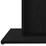 Dining Table Black Oak 80x80x75 cm Engineered Wood 862408