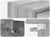 Bathroom Mirror Cabinet Grey Sonoma 43 x 16 x 62.5 cm 889148