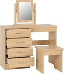 ZNTS Nevada 4 Drawer Dressing Table Set 100-105-018