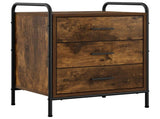 Bedside Cabinet 2 pcs Smoked Oak 48 x 36.5 x 60 cm 8013535