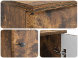 Desk with Shelf Smoked Oak 142.5 x 50 x 75 cm Engineered Wood 3414635