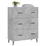 Sideboard Concrete Grey 69.5x34x90 cm Engineered Wood 827872