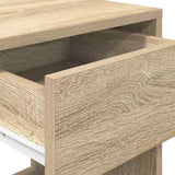 ZNTS Bedside Cabinets with Drawer 2 pcs Sonoma Oak 35x34x66.5 cm 858718