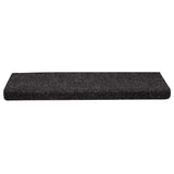 Stair Mats Self-adhesive 30 pcs 65x21x4 cm Black Rectangular Edge 3365693