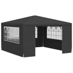 Professional Party Tent with Side Walls 4x4 m Anthracite 90 g/m 48535