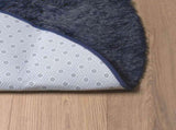 Shaggy Rug High Pile NAVARRA Navy 200x200 cm Polyester 4102923