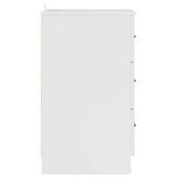 Bedside Cabinet with Drawer High gloss white 38 x 38 x 66 cm 883378