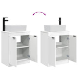 Bathroom Vanity with Sink High Gloss White 54 x 35 x 83 cm 890162