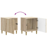 Bedside Cabinet Sonoma Oak 43 x 34.5 x 50 cm Engineered Wood 894569