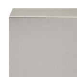 Garden Cover Profile 2 pcs 100 x 5 x 5 cm Stainless Steel 8013002