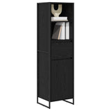 Book Cabinet Black Oak 43 x 36 x 150.5 cm Engineered Wood 886624