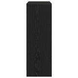 Sideboard with Drawers and Doors Black Oak 73x31x90 cm 861851