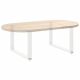 Coffee Table Legs U-Shaped 2 pcs White 70x cm Steel 4013165