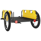 Bike Trailer Yellow Oxford Fabric and Iron 94169