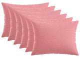 Cushion with Pillow HEERLEN 6 pcs Pink Fabric 926915
