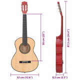 Classical Guitar for Beginner and Kid 1/2 34 Basswood 70122