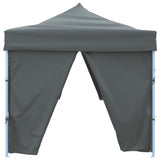Folding Pop-up Party Tent with 8 Sidewalls 870x291x315 cm Anthracite 44982