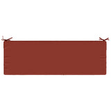 2-Piece Bench Cushions SOEST 2 pcs 100% Polyester Red 950257