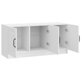 TV Cabinet High Gloss White 99 x 34.5 x 47 cm Engineered Wood 895869
