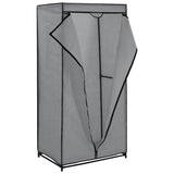 282444 Wardrobes 2 pcs Grey 75x50x160 cm
