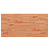 Basin Shelf Wall Mounted Steel and Solid Wood Beech 3302443