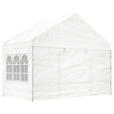 Gazebo with Roof White 20.07x4.08x3.22 m Polyethylene 3155493