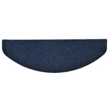 Stair Mats Self-adhesive 15 pcs 65x21x4 cm Navy Half Round Large 322357
