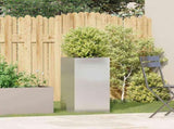 Planter 40x40x80 cm Stainless Steel 860707