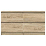 TV Cabinet Sonoma Oak 100x35x54 cm Engineered Wood 861798