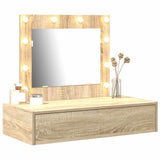 Dressing Table Brown 83 x 40 x 70 cm Engineered Wood 865228