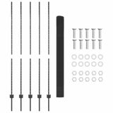 Welded Wire Fence with Post 10 x 1.5 m 3336577