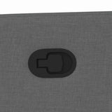 Recliner Chair Dark Grey 69 x 86 x 100 cm Fabric 42020647