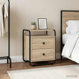 Bedside Cabinet Sonoma Oak 40 x 36.5 x 50 cm Engineered Wood 8007625
