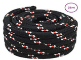 Boat Rope 25 m 3 Black and Red PP 42029559