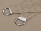 Sunshade Sail Oxford Fabric Square 5x5 m Taupe 135416