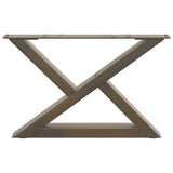 Coffee Table Legs 2 pcs Natural Steel 50x cm Steel 4012687