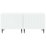 TV Cabinet White Engineered Wood 896455