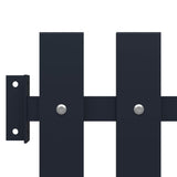 ZNTS Fence Panel Anthracite 170.5x100 cm Powder-coated Steel 146476