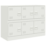 Sideboard White 99x39x73 cm Steel 841798